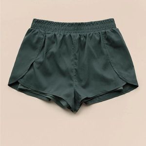 Girlfriend Collective Trail Shorts, Moss